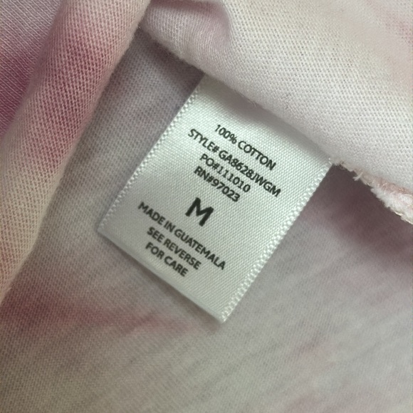 Rebellious One Women’s Juniors Cotton Tie-Dye Long Sleeve Shirt, sz M - Picture 4 of 5